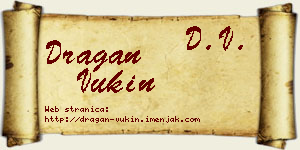 Dragan Vukin vizit kartica